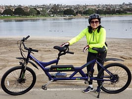 Rosa with Tandem EZ at Mission Bay