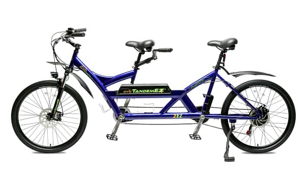 Side View Tandem EZ Model 2EZ bike